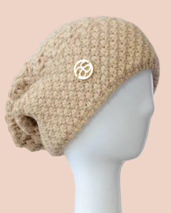 Beanie Wollstrickmütze ZERMATT beige