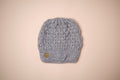 Beanie Wollstrickmütze ZERMATT hellgrau