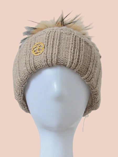 Wollmütze Beaver Creek beige